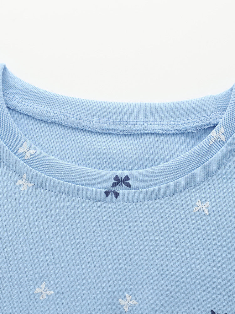Children's Princess Summer Round Neck Short Sleeve Western Children's Dress