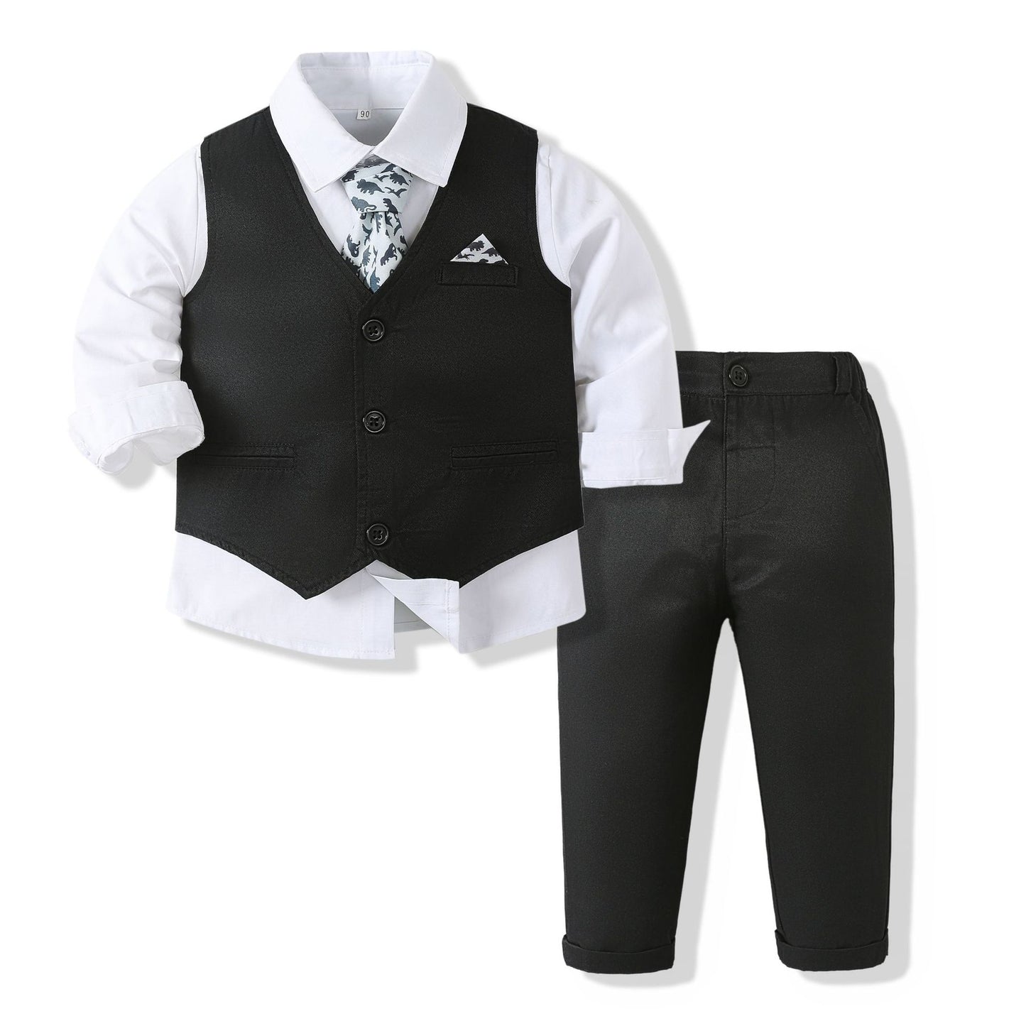Children's Boy's Clothing Shirt Vest Pants Clothes Children's Suit