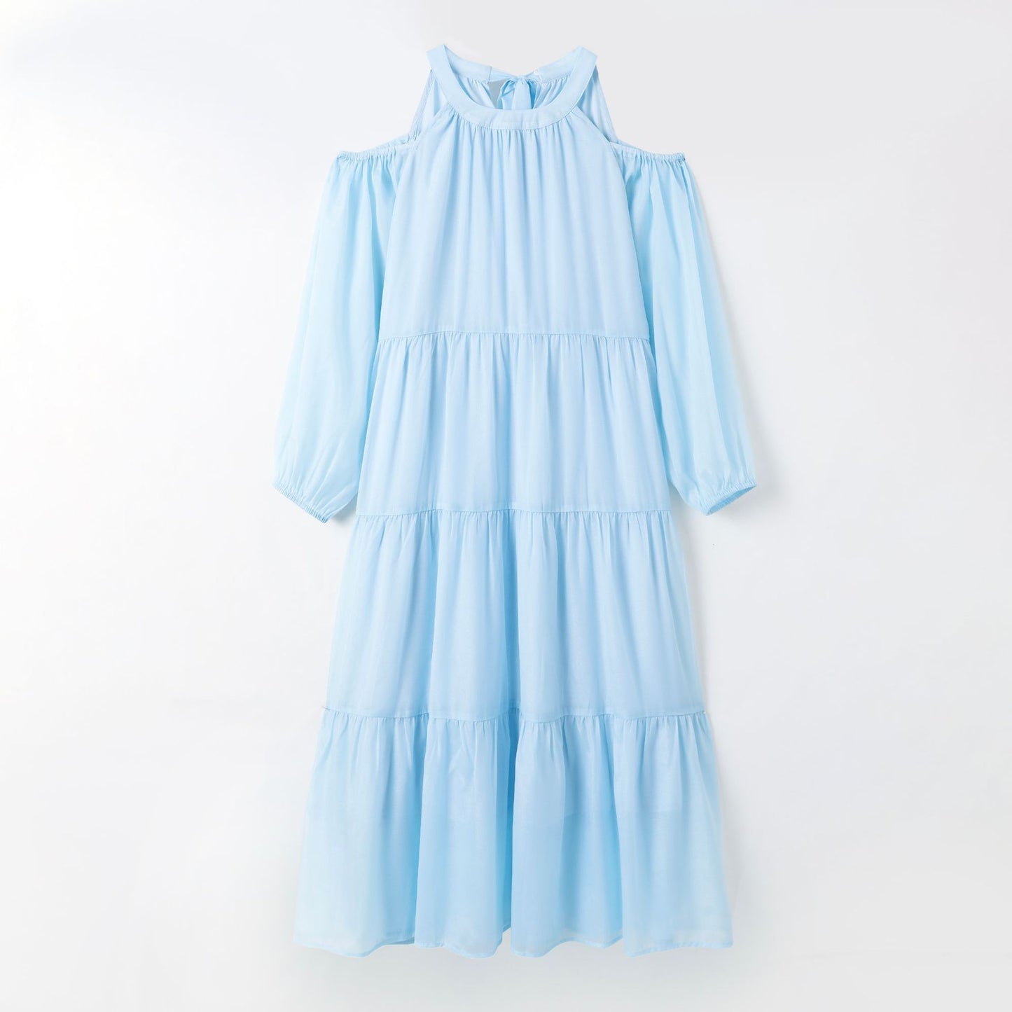 Beach Dress Seaside Vacation Style Mother Daughter Family Parent-child Outfit