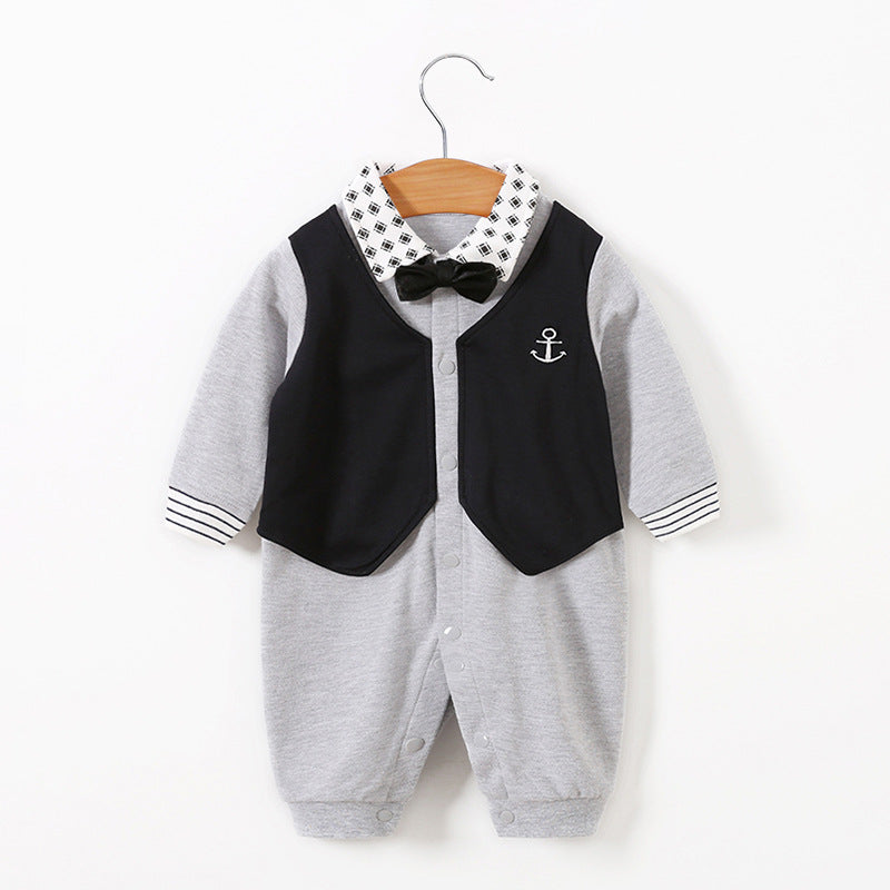 Jumpsuit Red Born Rompers Handsome Autumn Jumpsuit, Climbing Suit