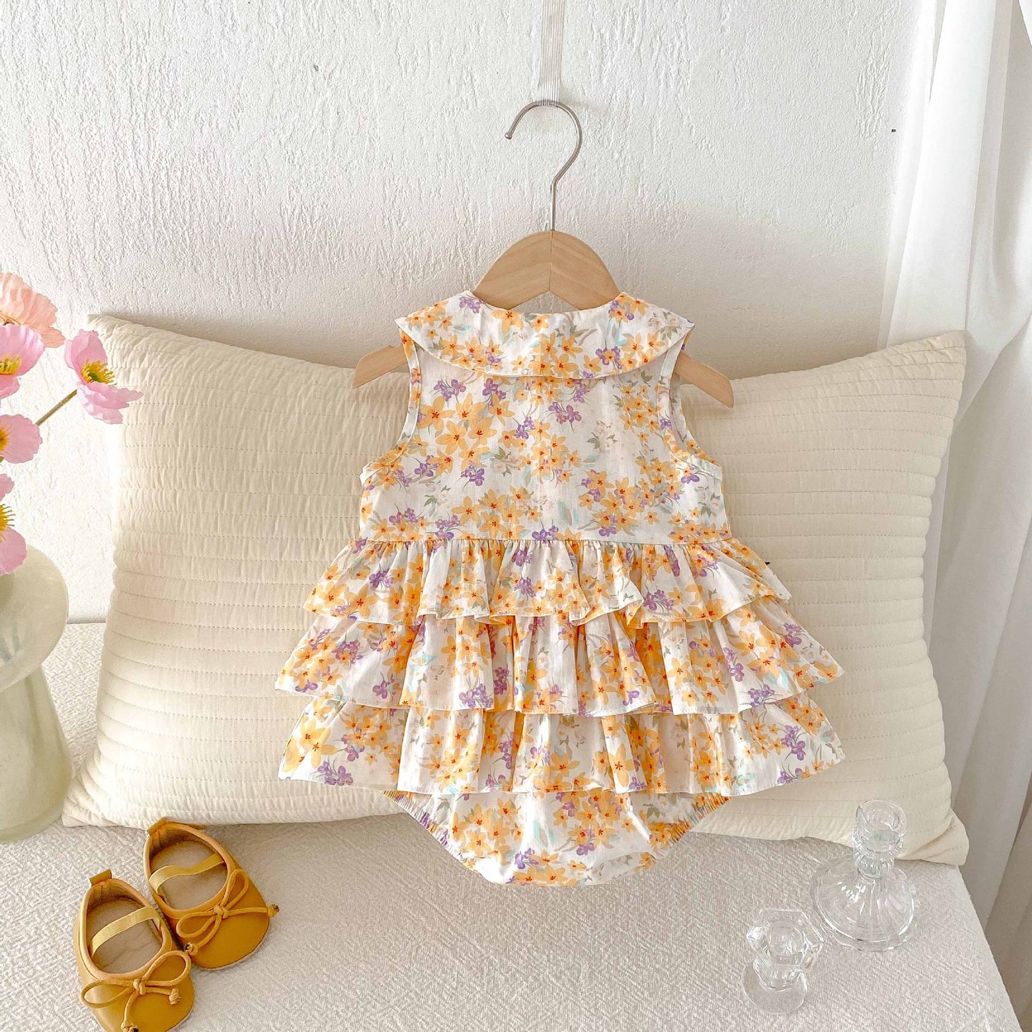 Sling Gown Fresh Thin Sleeveless Princess Jumpsuit, Climbing Suit