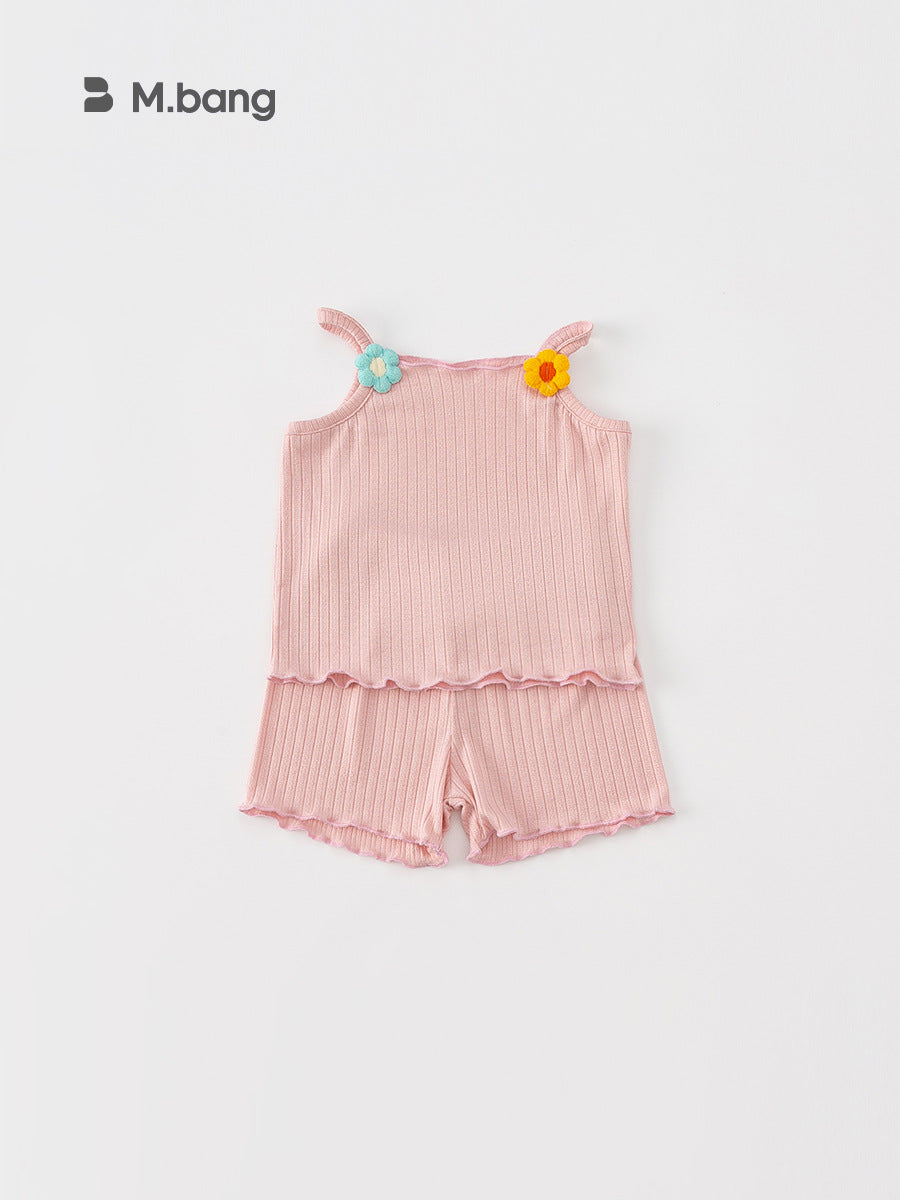 Born Summer Thin Sling Split Two-piece Children's Suit
