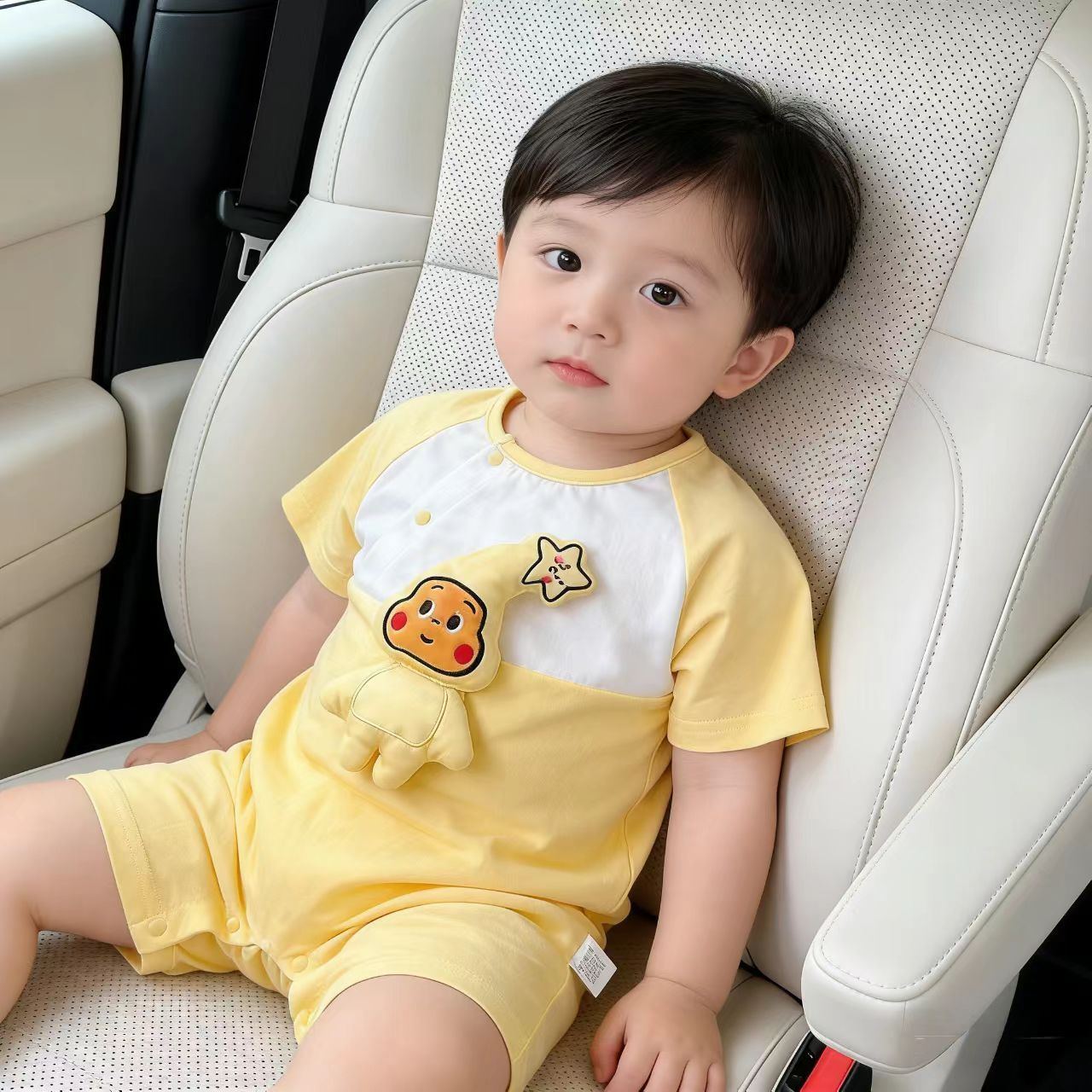 Women's & Men's Summer Wear Jumpsuit Treasure Western Style Romper Cute Cartoon People Jumpsuit, Climbing Suit
