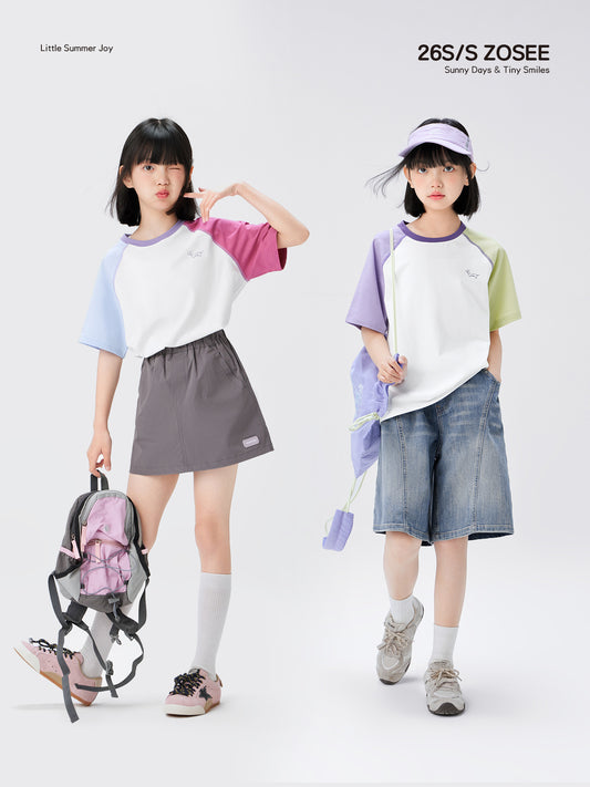 Children's Clothing Short-sleeved Summer Class Top Older Cool Children's T-shirt