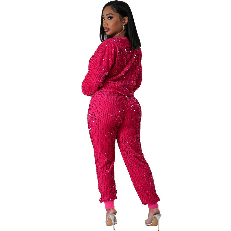 Women's Wear Personalized Set Fashionable Autumn Two-piece Clothing