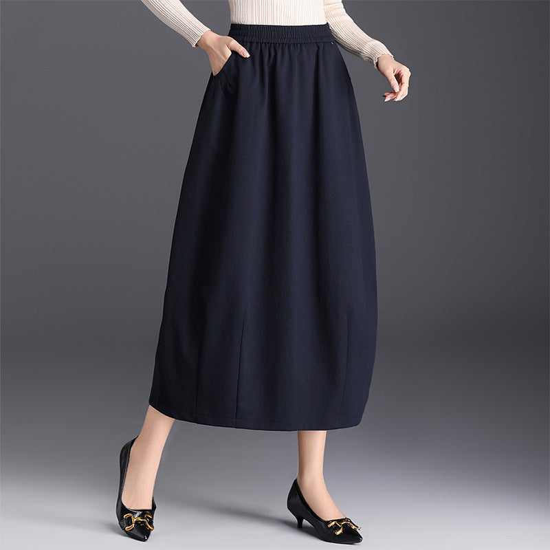 Women's Puffy One-step Drape Fashion Bud Slimming Temperament Skirts