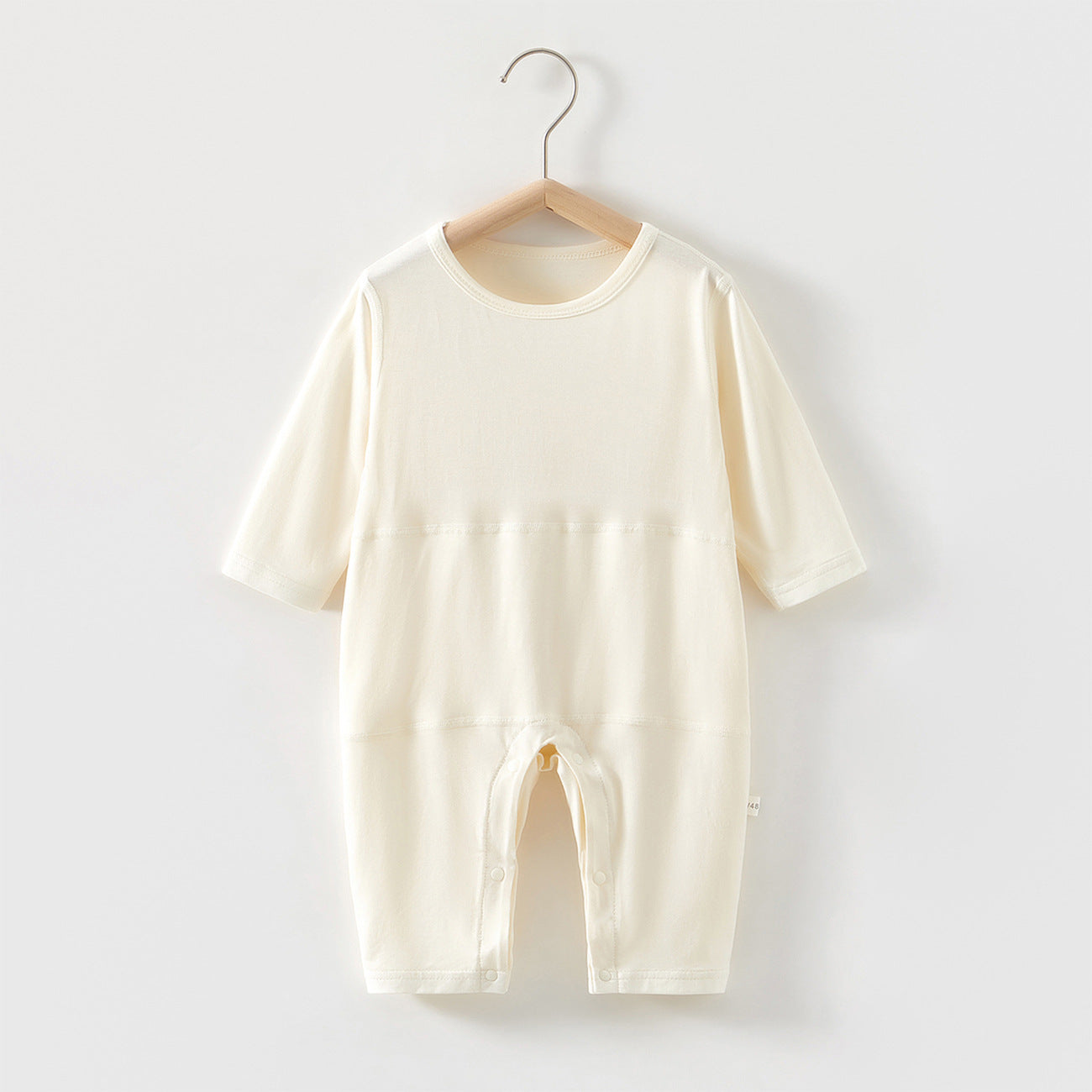 For Babies Double Layer Bellyband Jumpsuit Summer Romper Fiber Boneless Jumpsuit, Climbing Suit