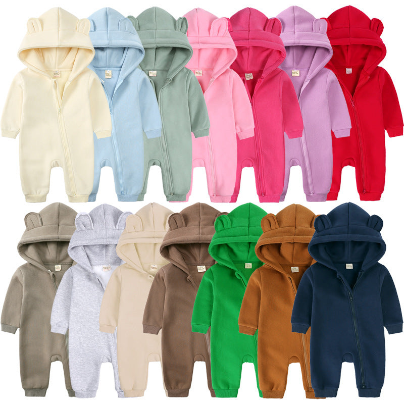 Clothing Male Female Year-old Animal Shape One-piece Romper Warm Jumpsuit, Climbing Suit