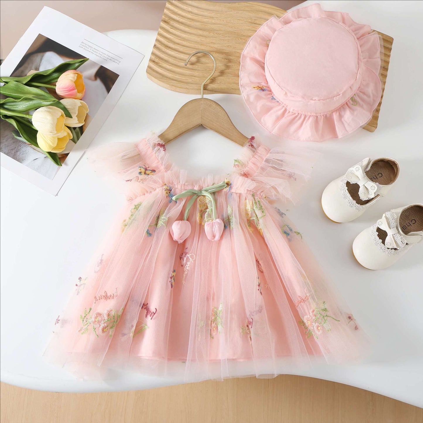 Children's Summer Outing Thin Skirt Short Clothes Children's Dress
