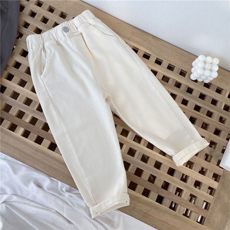Children's Trousers Medium Big Fashion Casual Stretch Children's Pants