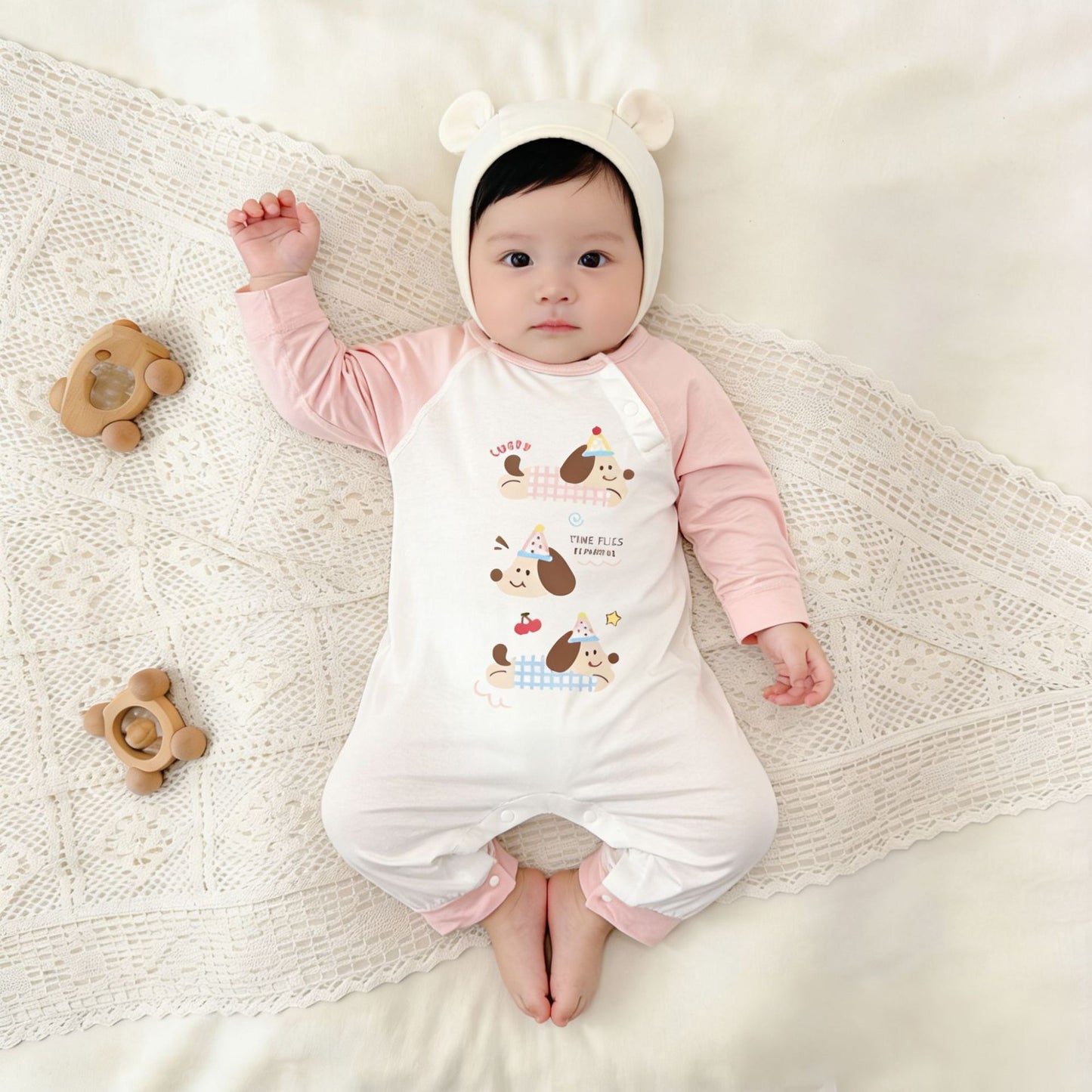 Conditioning Clothes Born Modal Breathable Long Sleeves Pajamas Jumpsuit, Climbing Suit