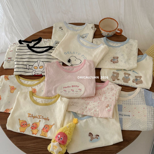 Children's Large Small Volume Summer Casual Versatile Breathing Children's T-shirt