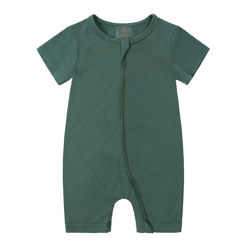 Jumpsuit Bamboo Fiber Born Boys Short Jumpsuit, Climbing Suit