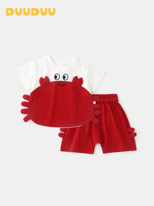 Children's Korean Style Small Clothing Clothes Summer Two-piece Children's Suit