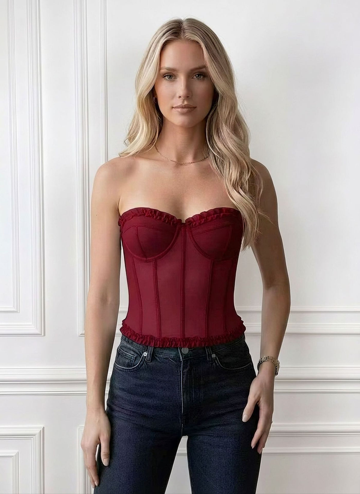 Women's Sexy Hot Mesh Tube Summer Wear Small Vest/suspenders/tube Top