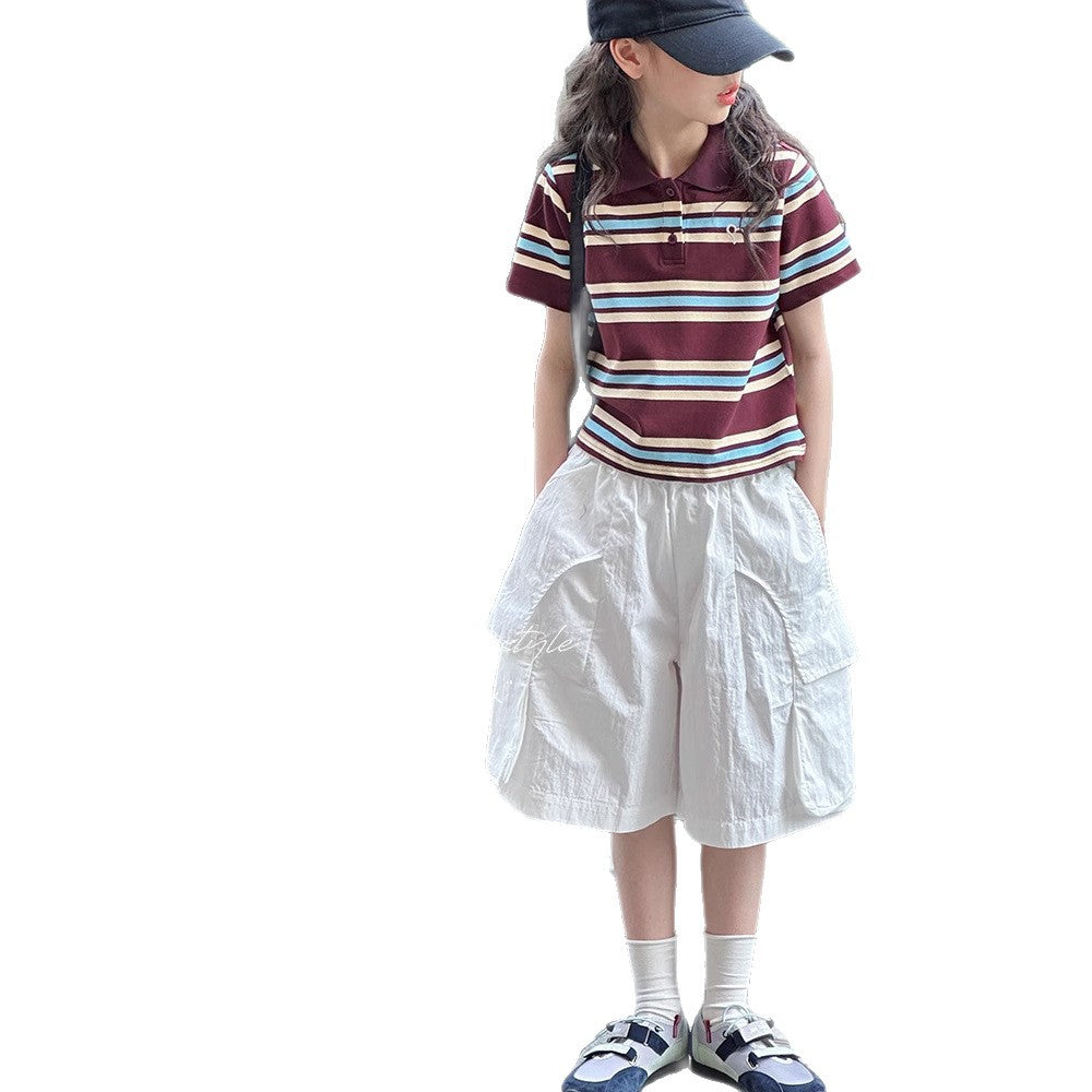 Children's Shorts Casual Fifth Summer Medium Big Pirate Children's Pants