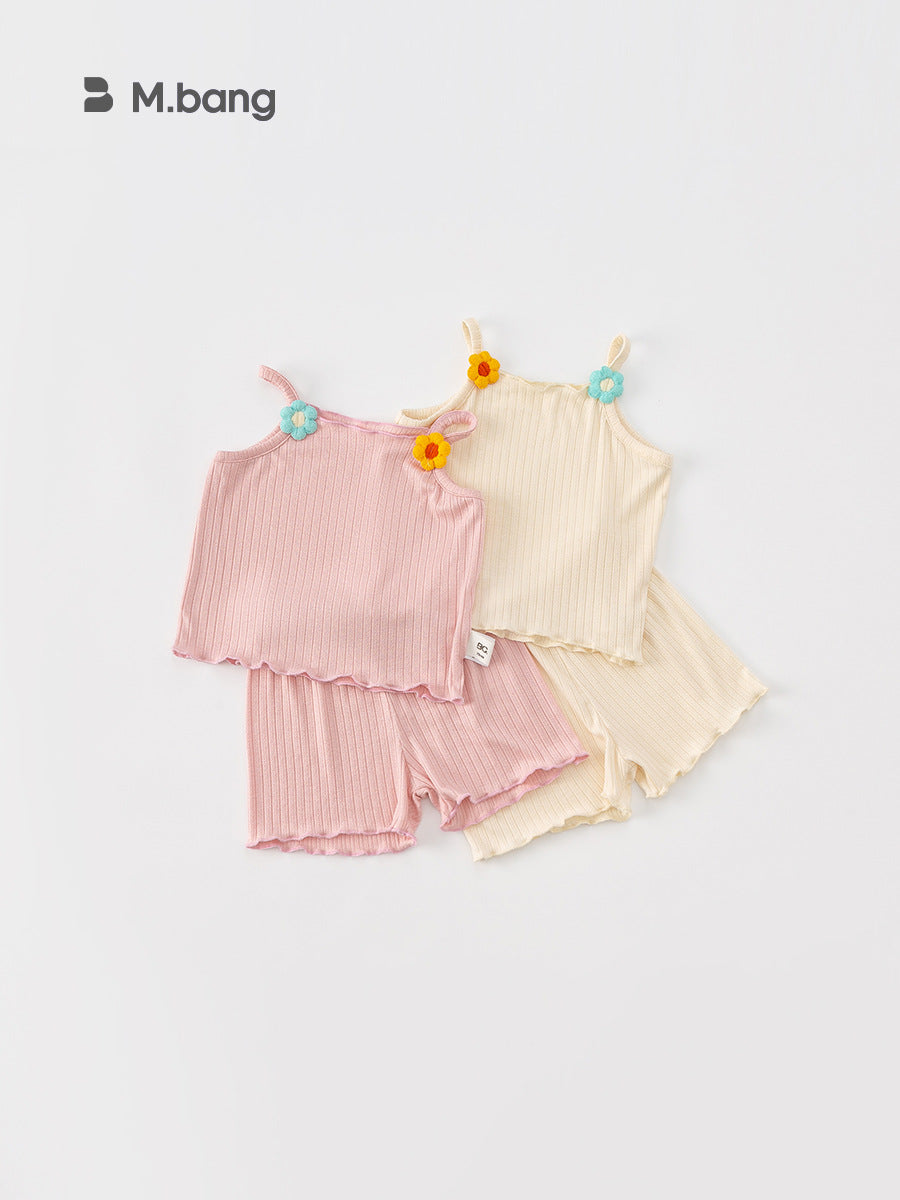 Born Summer Thin Sling Split Two-piece Children's Suit