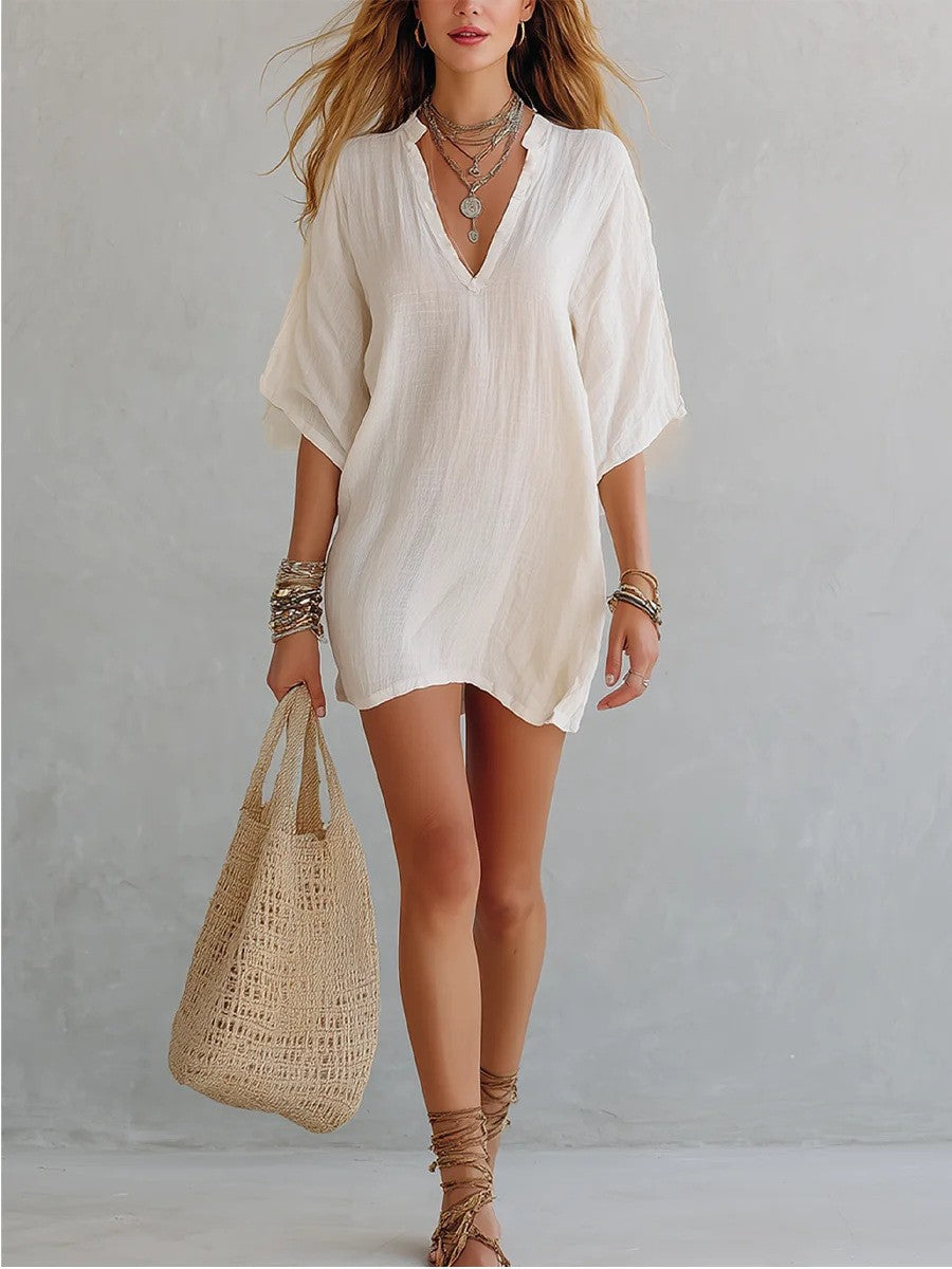 Attractive Women's Loose Casual Solid Color Skirt