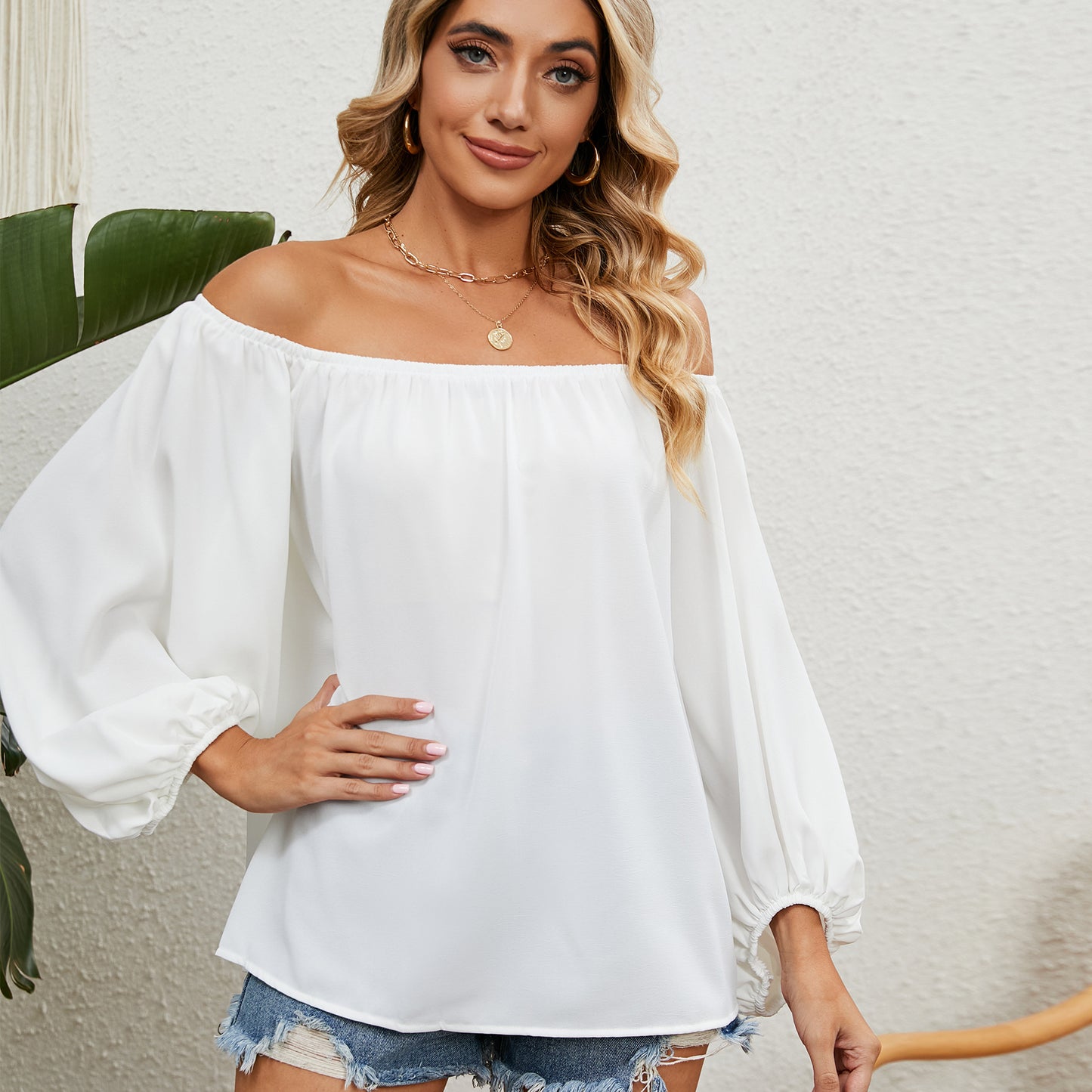 Innovative Popular Women's Solid Color Fashion Tops