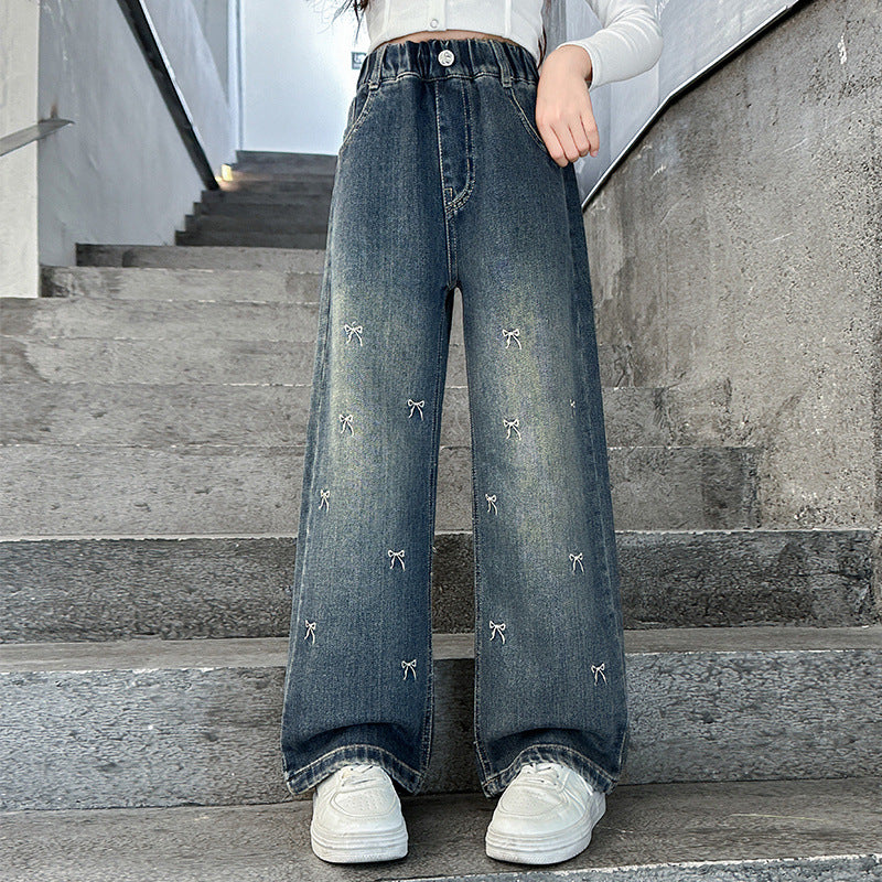 Variety Of Medium Large Embroidered Patch Children's Pants