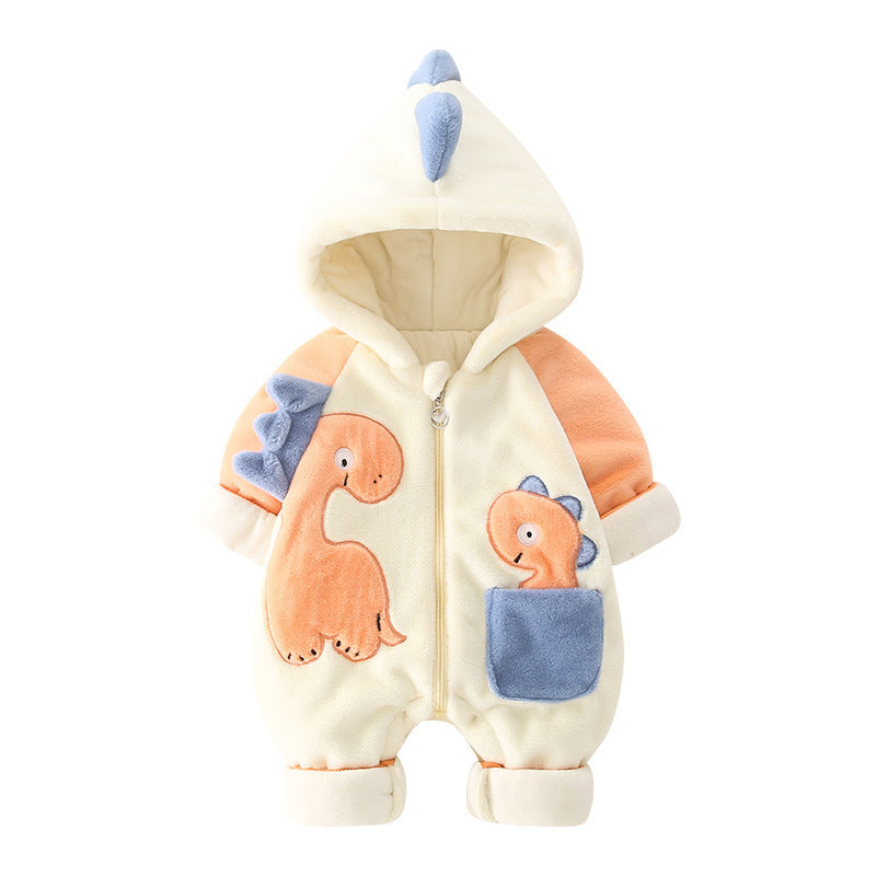 Winter Class Jumpsuit Cotton Clothing Coat Thickened Warm Going Out Jumpsuit, Climbing Suit
