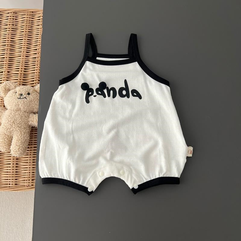 Women's & Men's Summer Thin Sleeveless Leotard Sling Home Bodysuit Jumpsuit, Climbing Suit