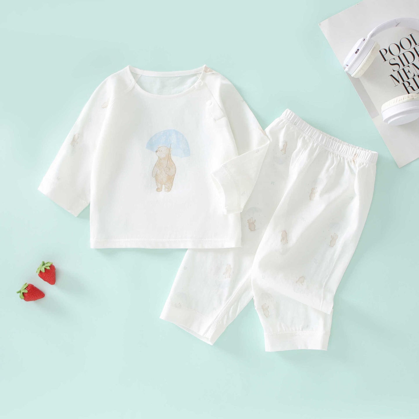 Breathable Long Sleeves Split Air Conditioning Children's Suit