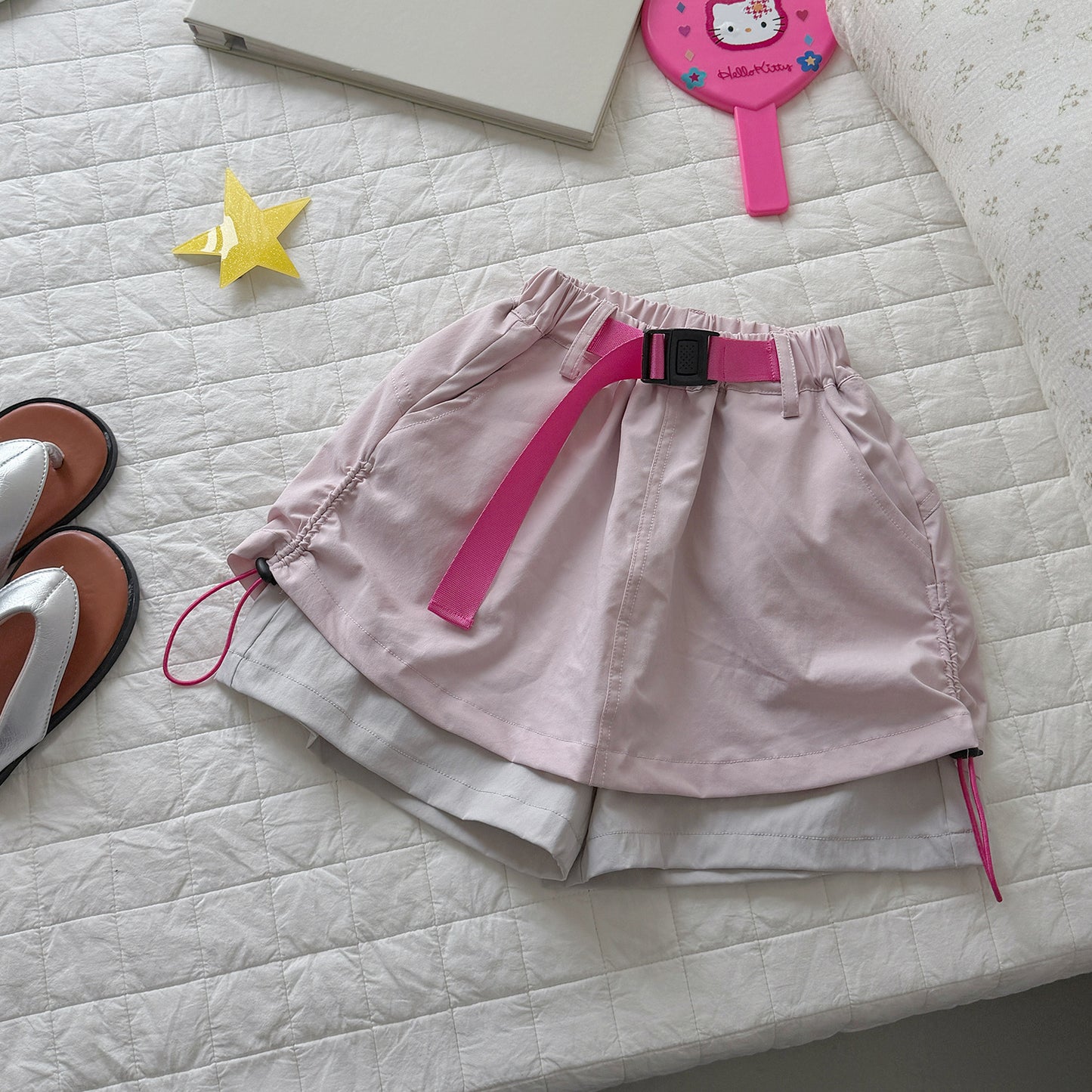 Women's Summer Shorts Outdoor Sun Protection Culottes Drawstring Children's Pants