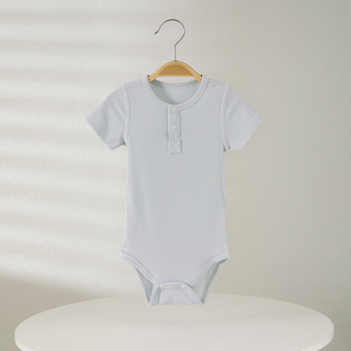 Infant Summer Short Sleeve Modal Infants Clothes Born Triangle Jumpsuit, Climbing Suit