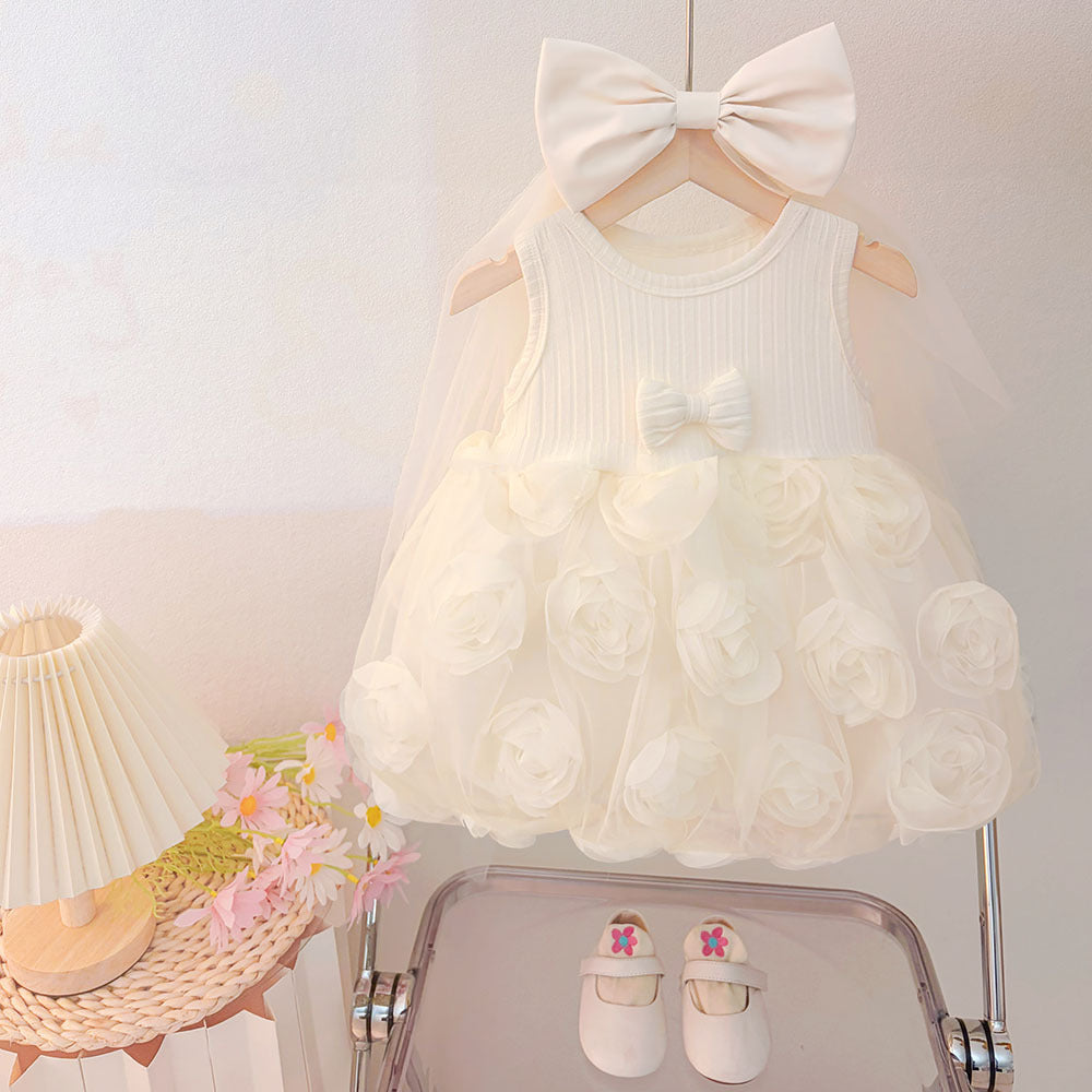 Children's Supply Summer Sleeveless Vest Sweet Veil Princess Children's Dress