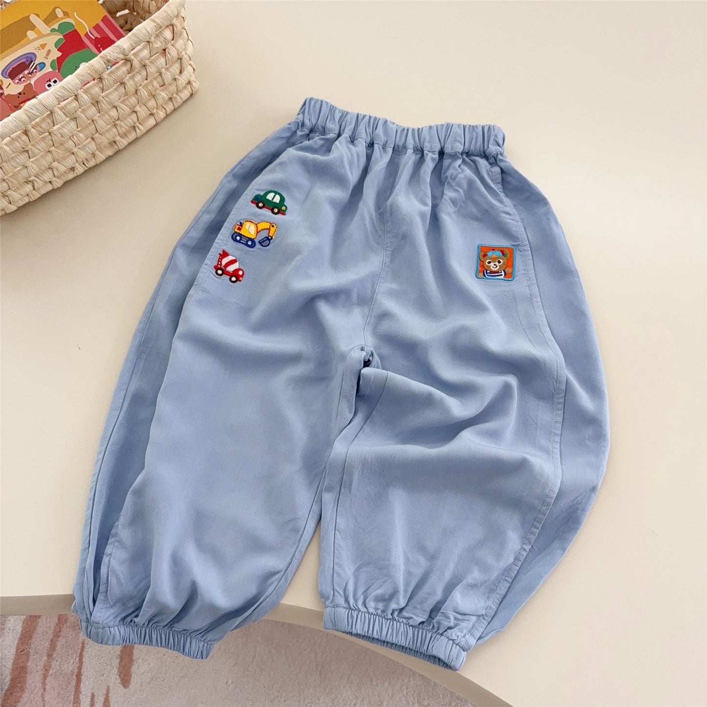 Women's & Men's Air Conditioning Summer Rayon Bloomers Cool Children's Pants