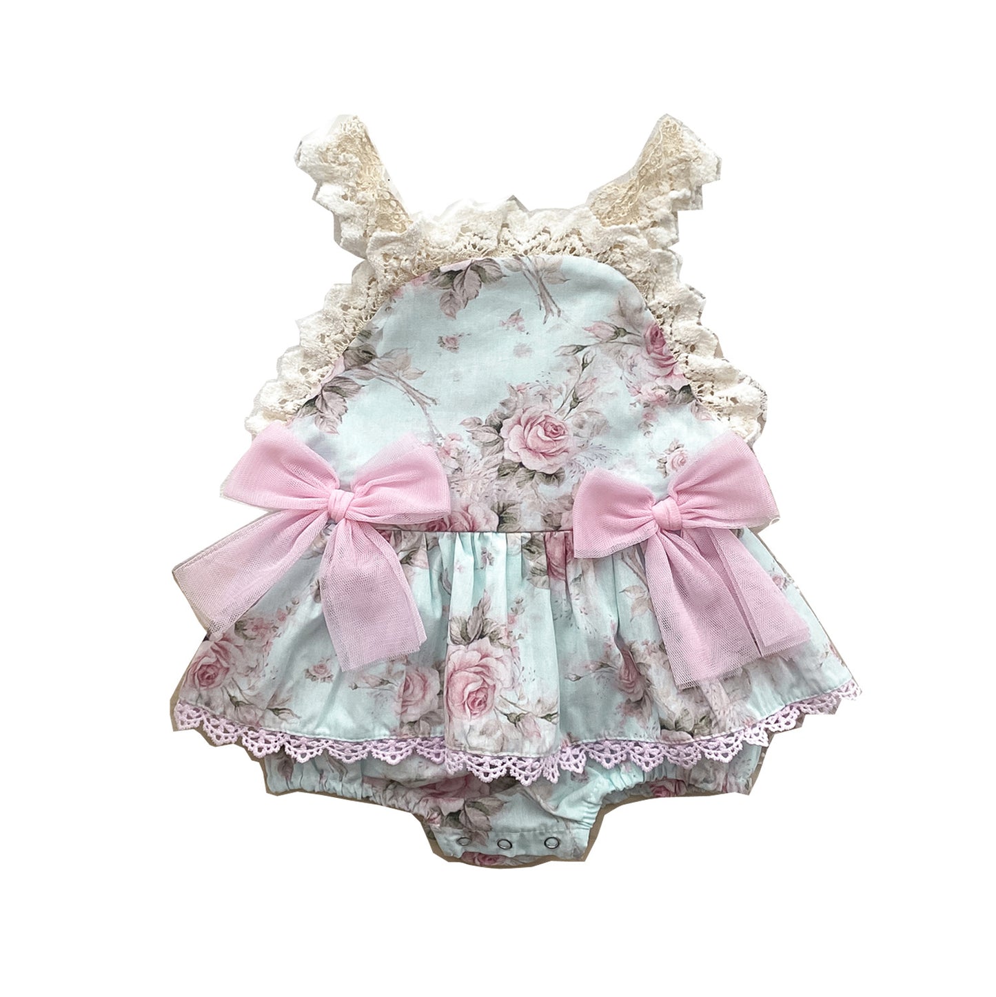 Flower Sling Bloomer With Skirt Lace Cute Jumpsuit Jumpsuit, Climbing Suit