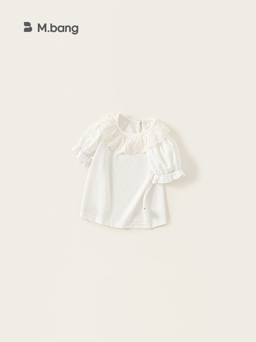 Children's Clothing Short-sleeved Summer Pure Color Shirt Children's T-shirt