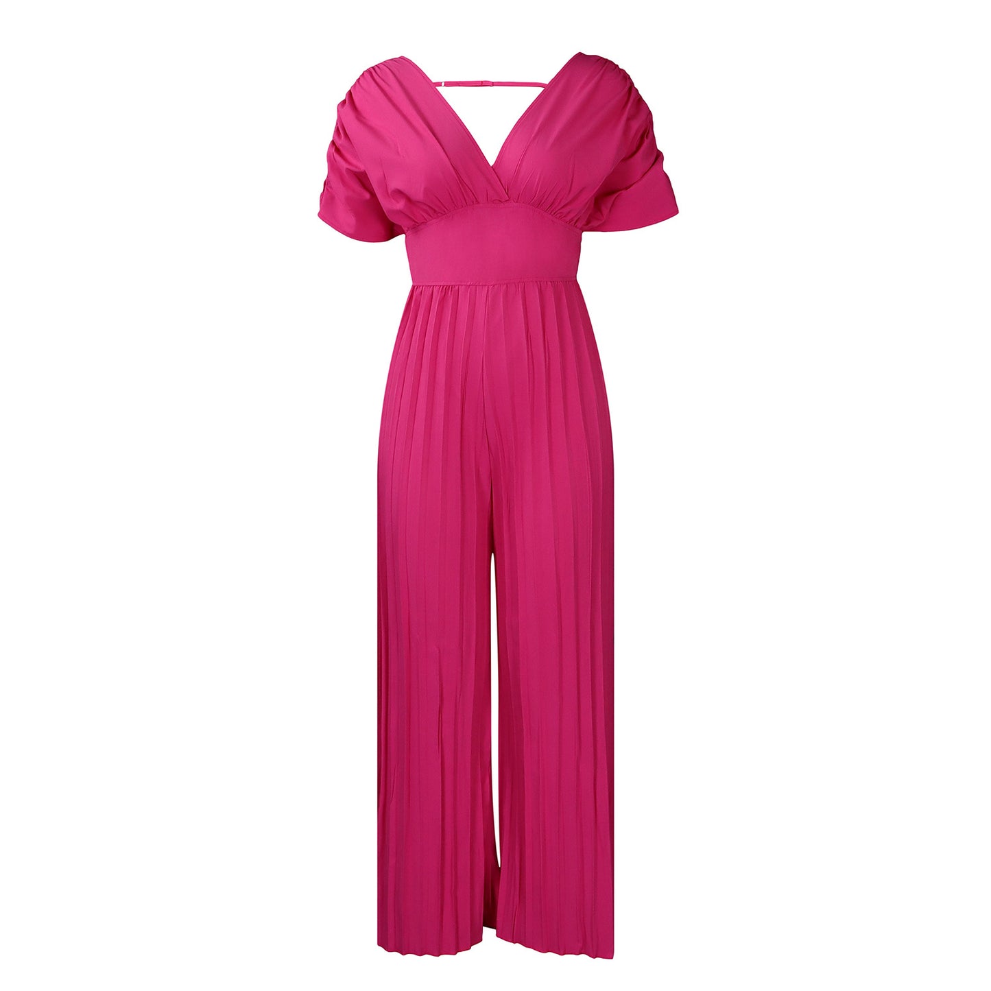 Charming Women's Sexy Solid Color Pleated Casual Pants