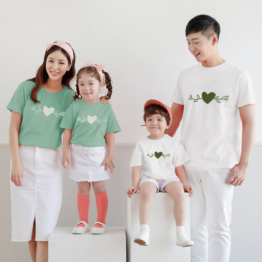 Three Summer Different Matching Fashionable Short Parent-child Outfit