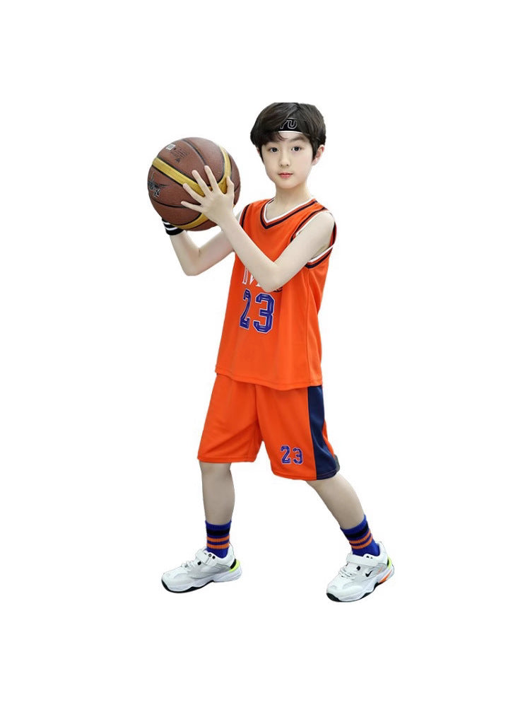 Children's Two-piece Summer Sleeveless Basketball Wear Sports Children's Suit
