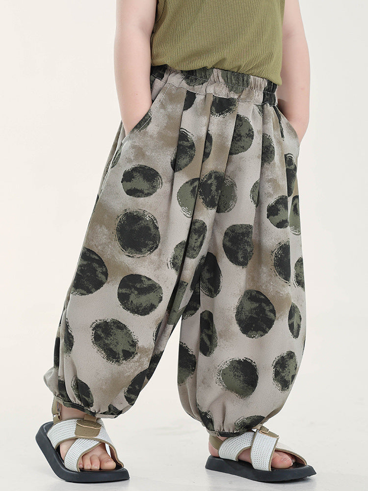 Children's Boy's Summer Thin Bloomers Korean Style Children's Pants