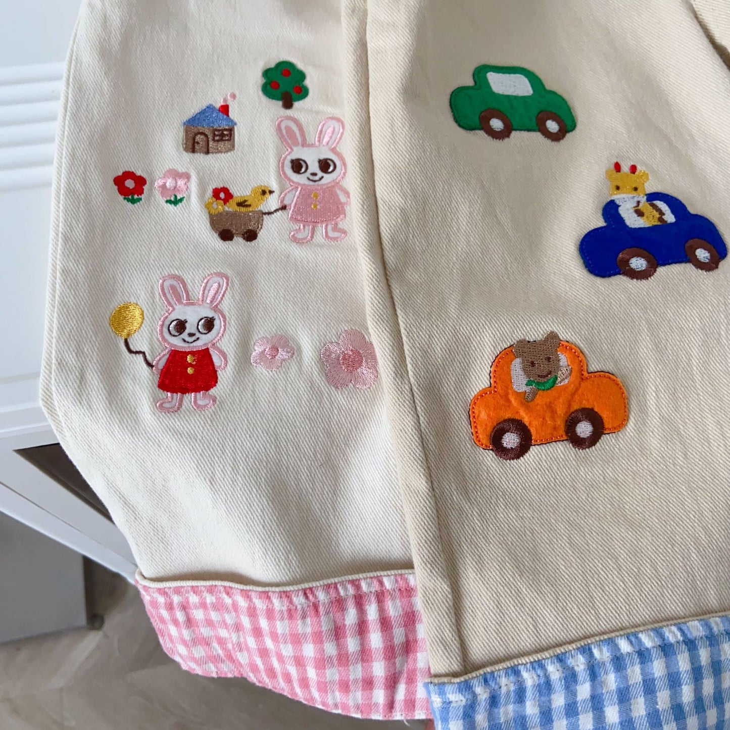 Children's Trousers Autumn Outfit Casual Cartoon Embroidered Children's Pants