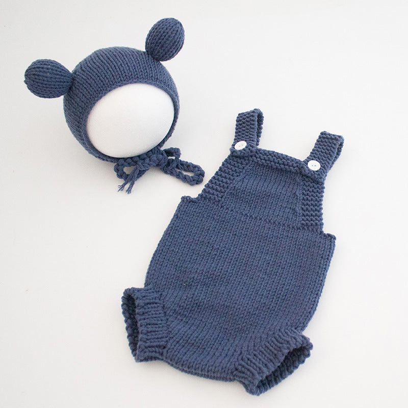 Month Old Days Studio Animal Theme Wool Jumpsuit, Climbing Suit