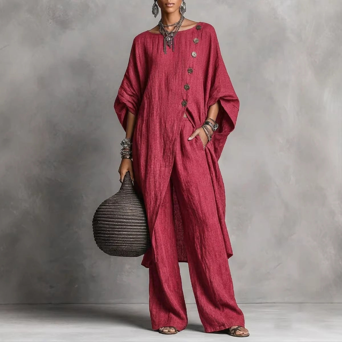 Comfortable Casual Women's Shirt Irregular Urban Fashion Casual Suit