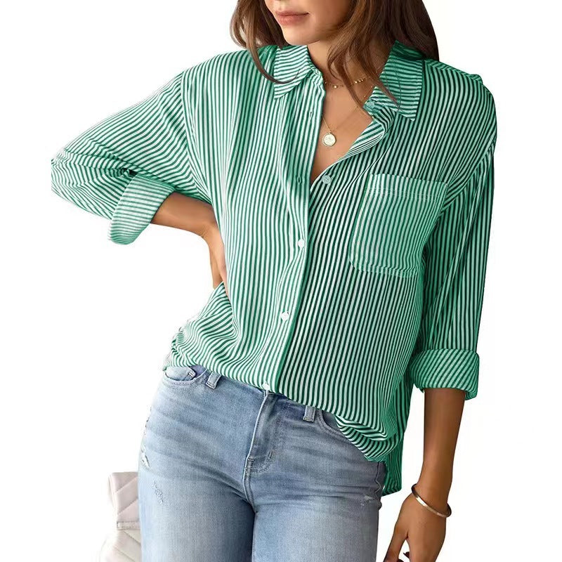 Fashion Women's Beach Cover-up Casual Shirt Blouse