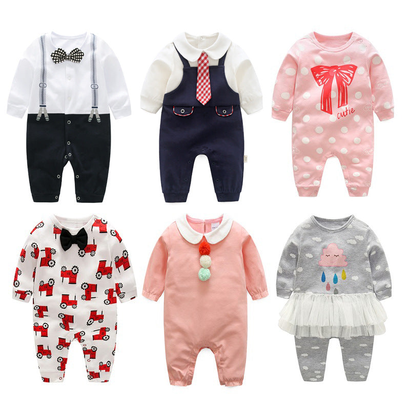 Children's Born Clothes Fashionable Clothing Super Cute Jumpsuit, Climbing Suit