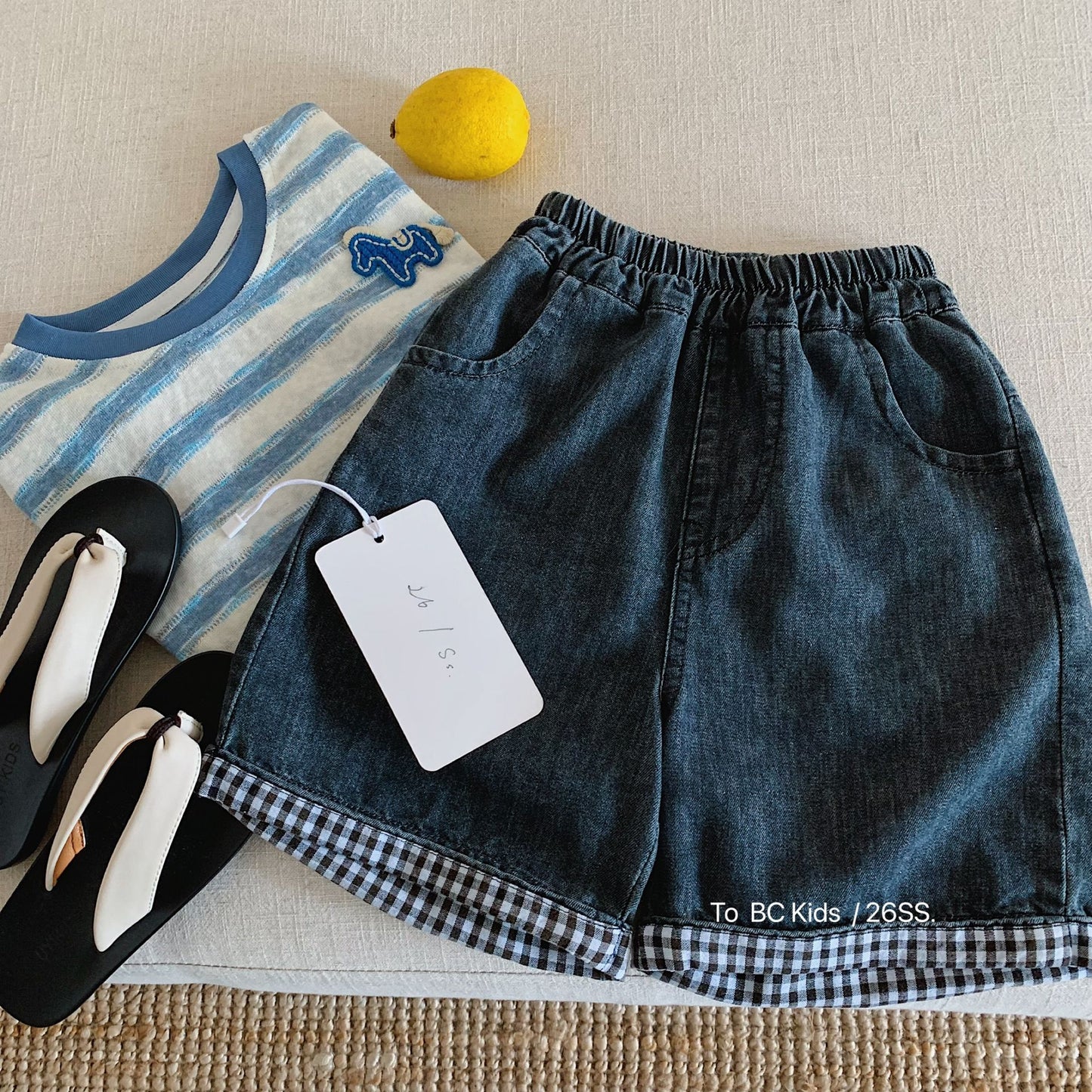 Children's Boy's Denim Shorts Summer Loose Casual Children's Pants