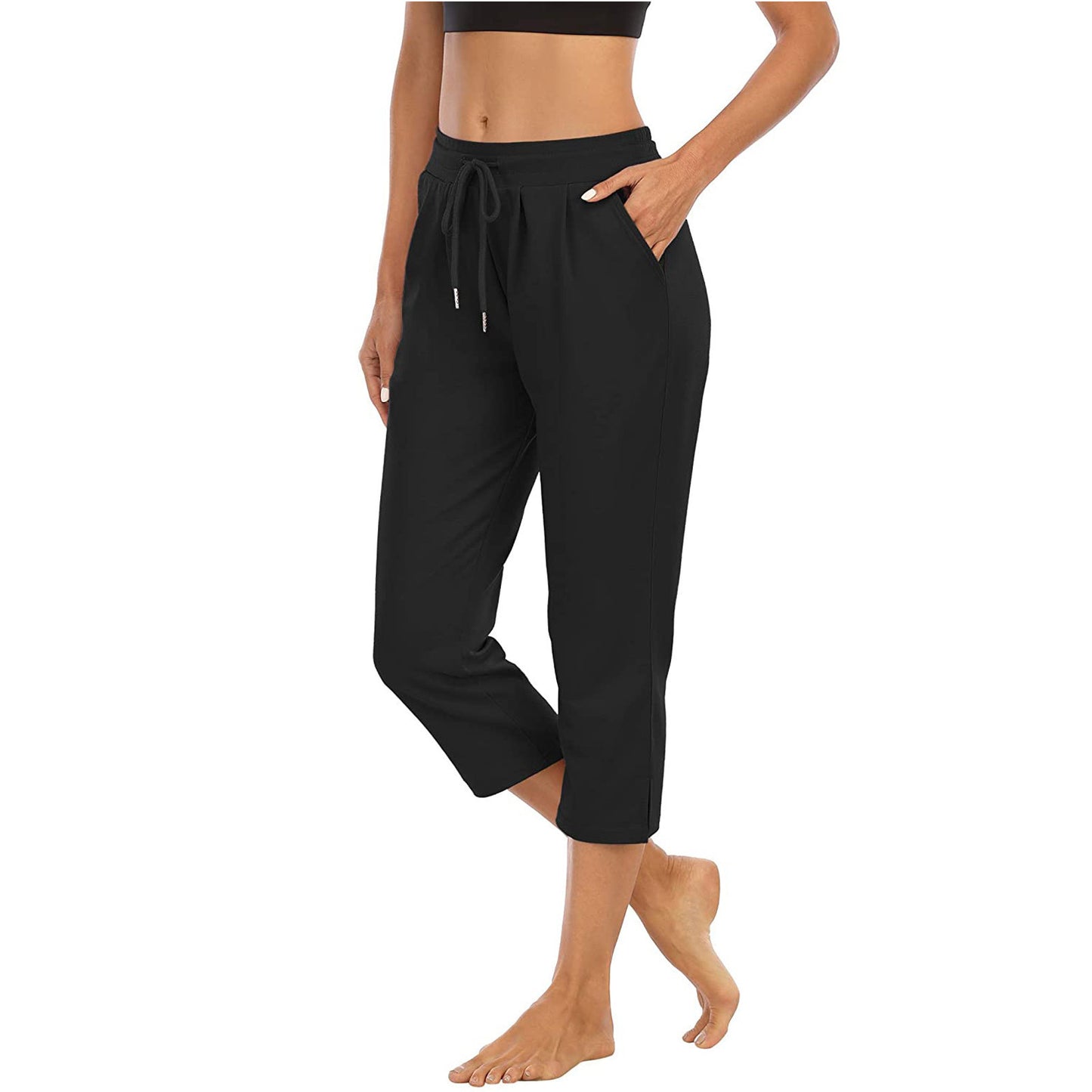 Women's Pocket High Sports Fitness Yoga Leisure Tops