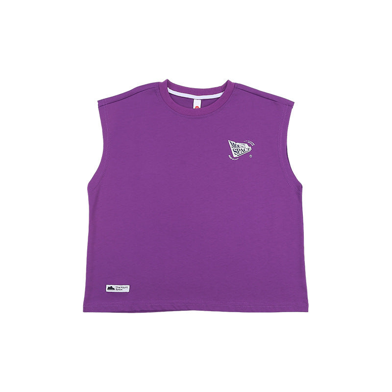 Children's Mountain Clothing Light Cool Vest Summer Boy Loose Breathable Tank Children's T-shirt
